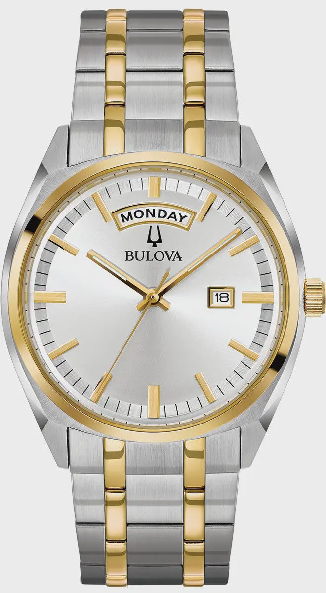 Bulova Surveyor Two Tone Watch 98C127