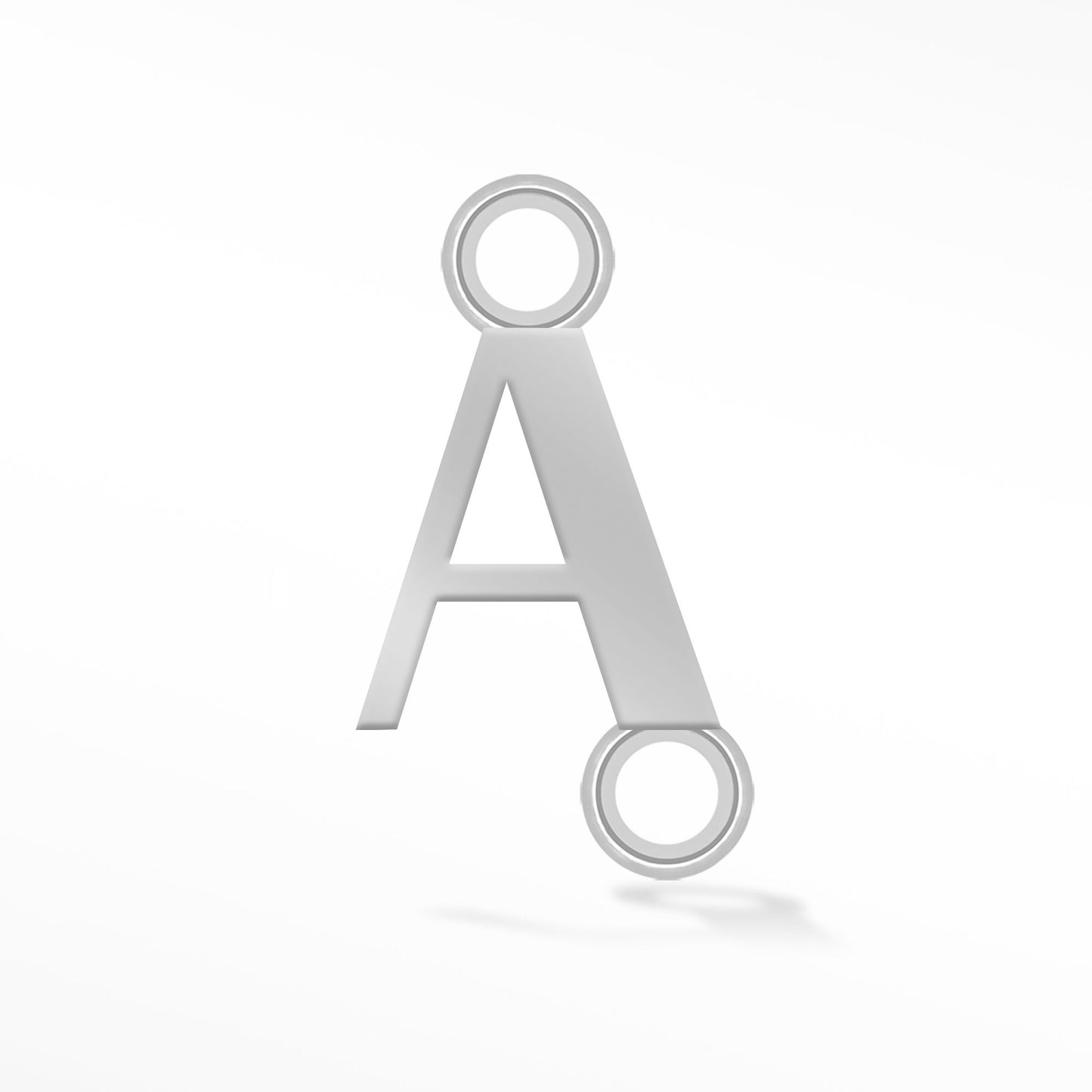 Perma Jewel Silver Alphabet Connector A NW1161