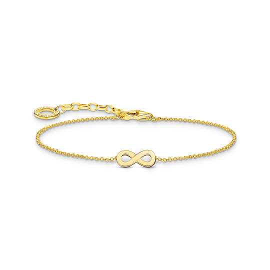 Thomas Sabo YGP Bracelet with Infinity Pendant A2161-413-39