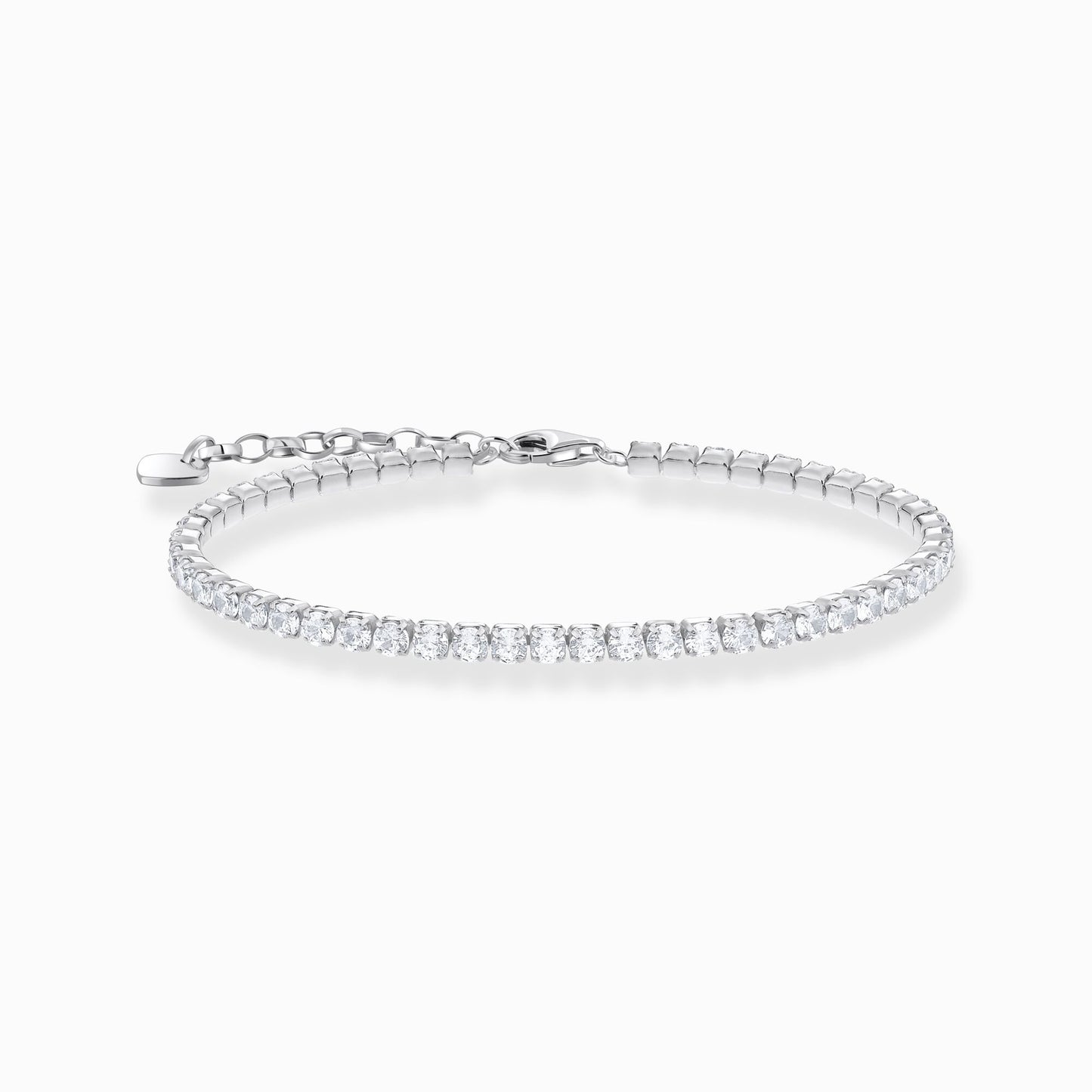 Thomas Sabo Silver tennis Bracelet with white zirconia A2167-051-14