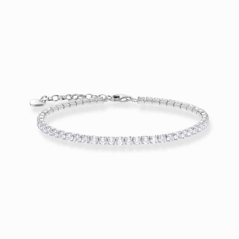 Thomas Sabo Silver tennis bracelet with white zirconia A2167-051-14