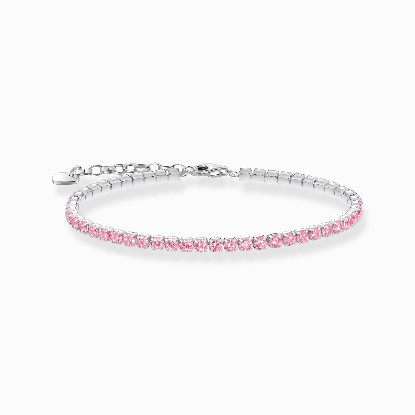 Thomas Sabo Silver tennis Bracelet with Pink zirconia A2167-051-9
