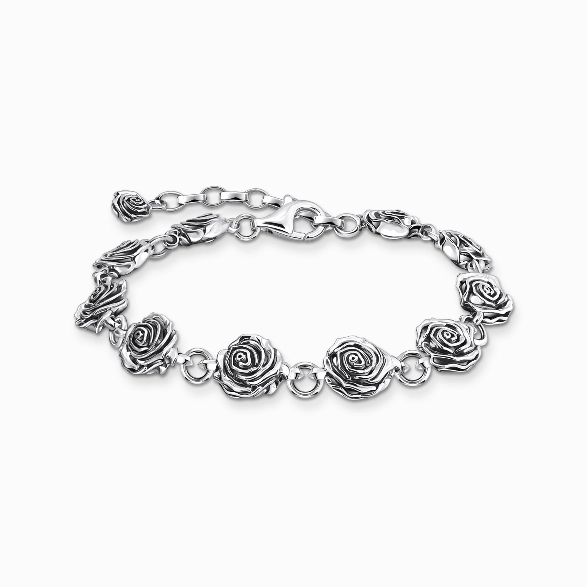 Thomas Sabo Silver Midnight Rose Bracelet A2197-637-21