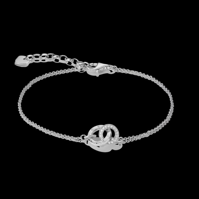 Thomas Sabo Bracelet Together with white zirconia Sterling Silver A2239-051-14