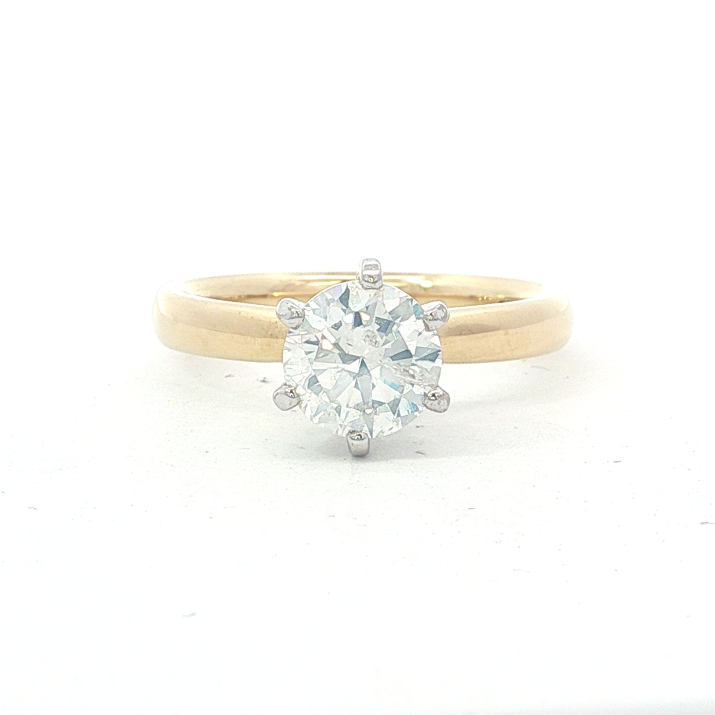 18ct Gold Diamond Solitaire Ring 1.00ct - 6 Claw