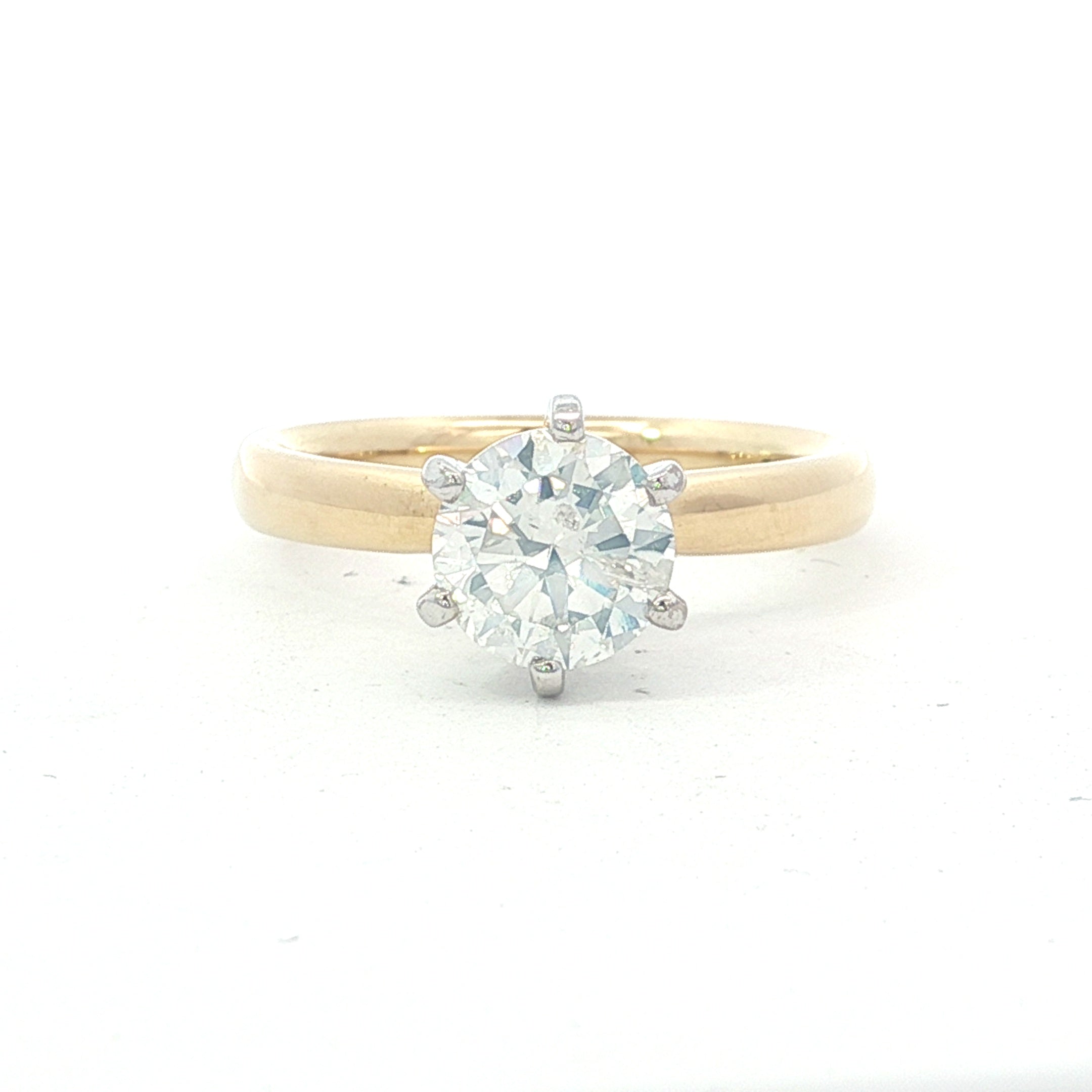 18ct Gold Diamond Solitaire Ring 1.00ct - 6 Claw