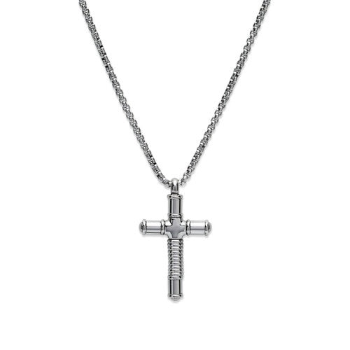 Unique & Co Stainless Less Cross Pendant & Chain AN-125/50cm