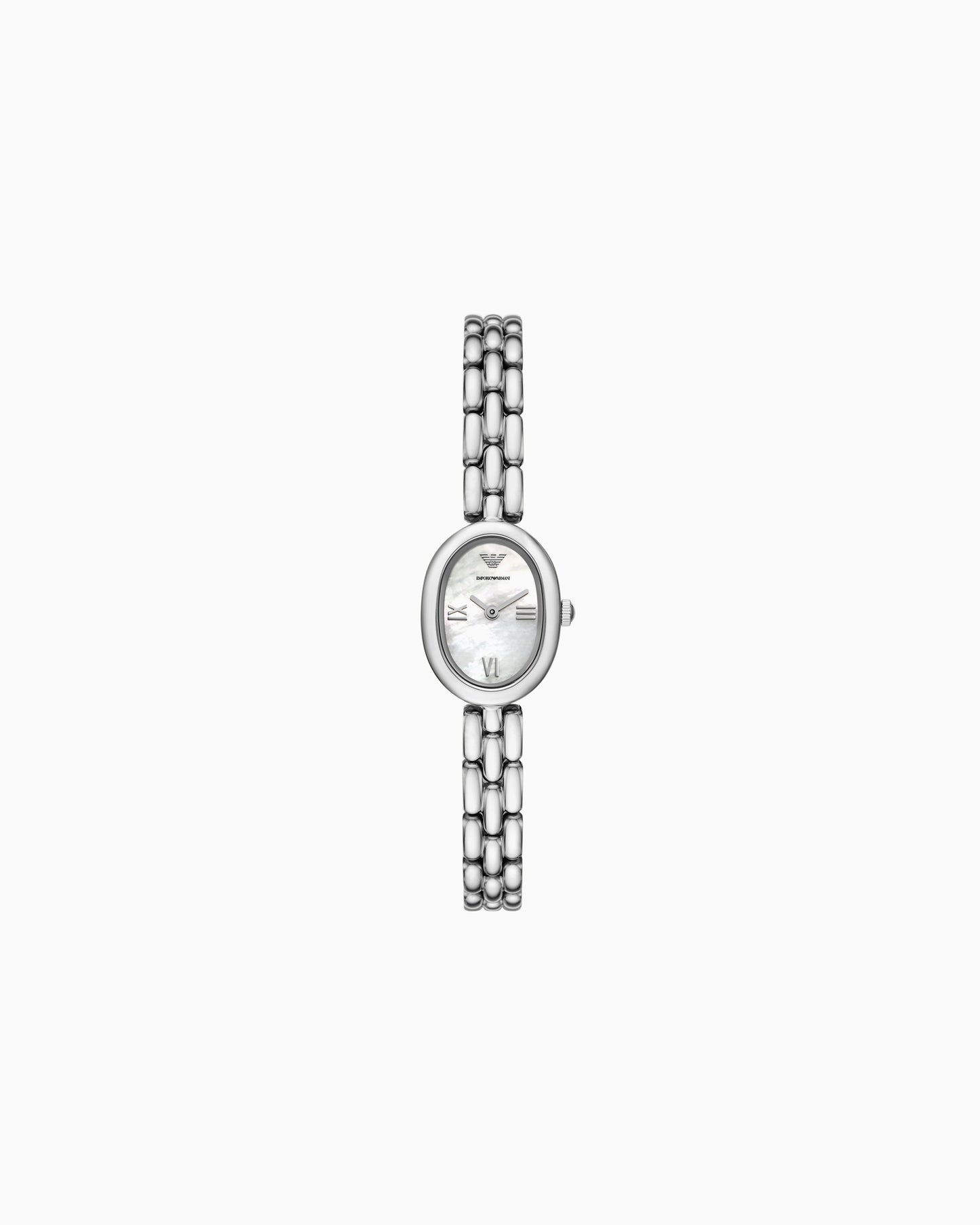 Armani S/S Oval MOP Dial Watch AR11720