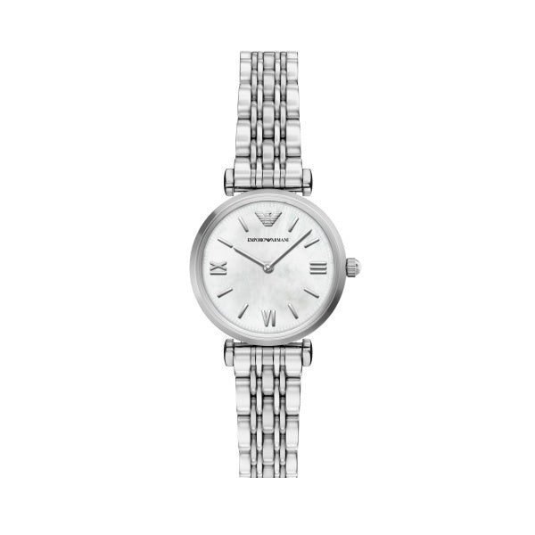Emporio Armani Stainless Steel Gianni T-Bar Watch AR11768