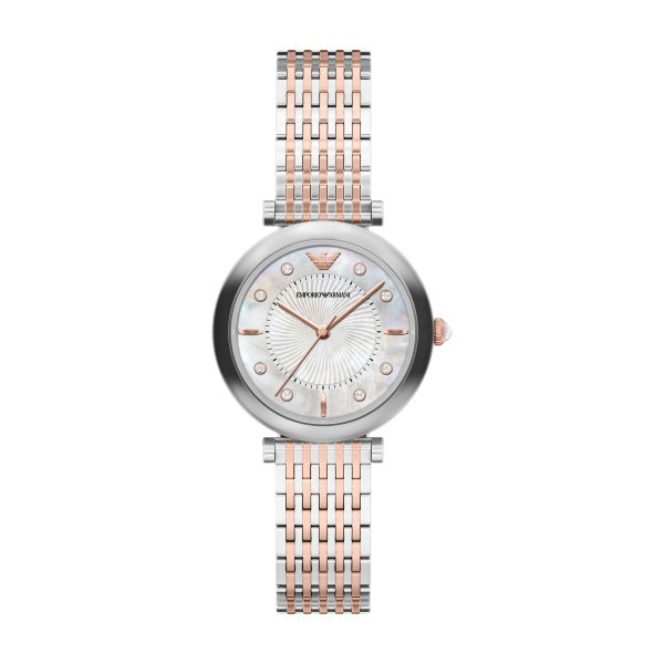 Emporio Armani Archelia 2 tone MOP Dial Watch AR11808