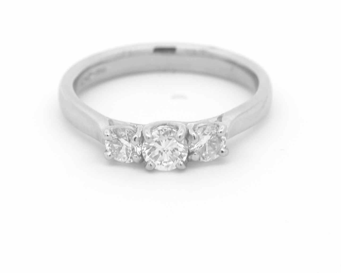 Platinum Trilogy Ring 0.66ct - ASM1570