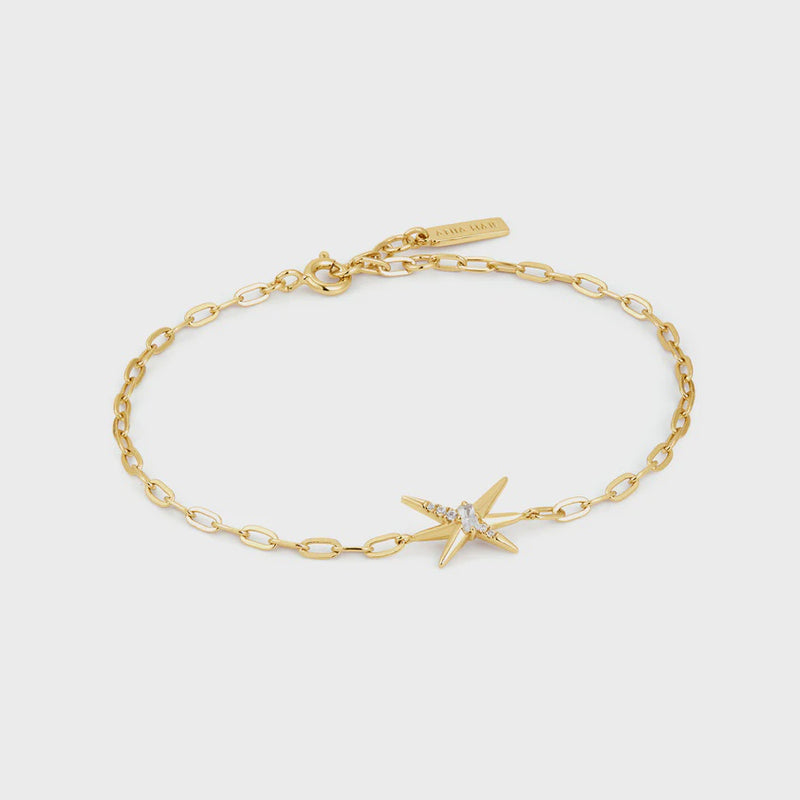 Ania Haie Gold Spike Chain Bracelet B053-01G