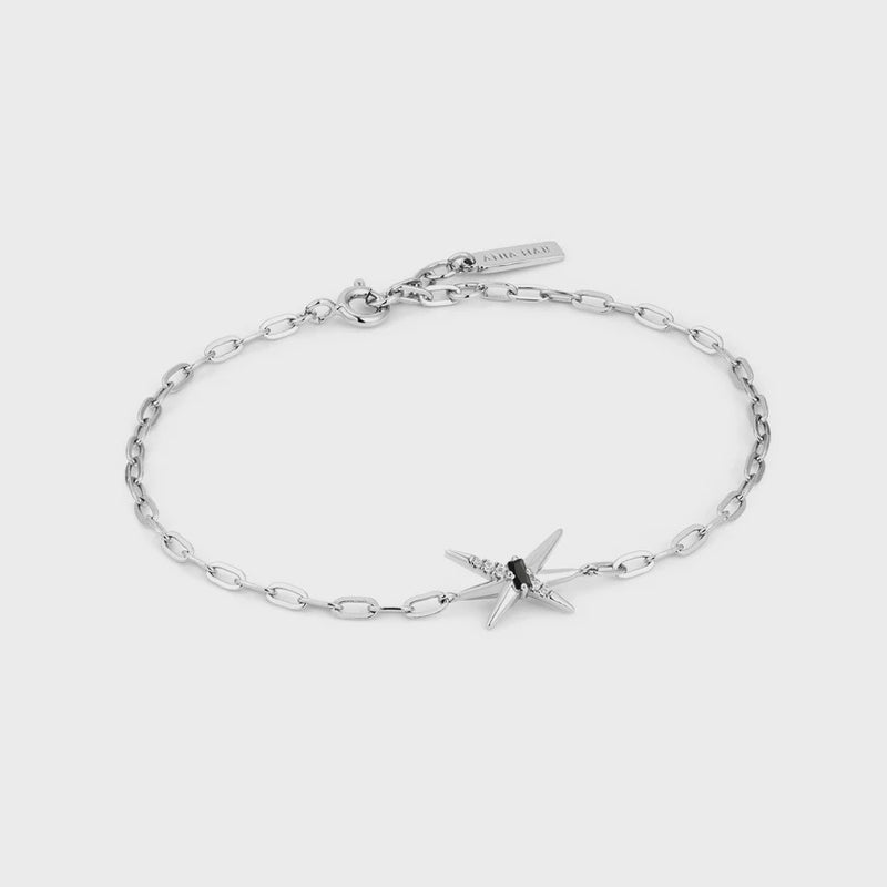 Ania Haie Silver Spike Chain Bracelet B053-01H