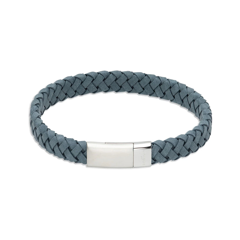 Unique & Co Antique Blue Leather Bracelet B496AB/21CM