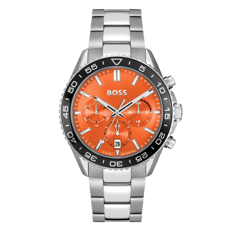 BOSS Gents Runner Watch Stainless Steel & Orange Dial 1514162