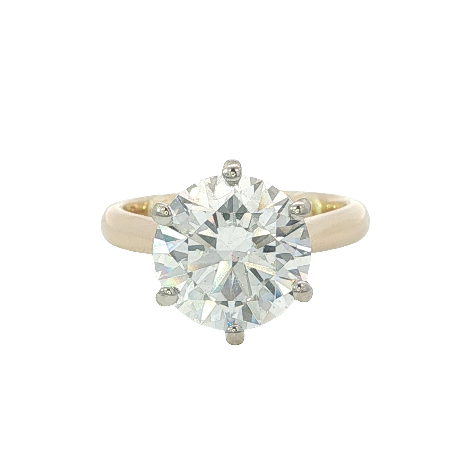 18ct Gold Lab Grown Diamond Solitiare 4.50ct E VS2