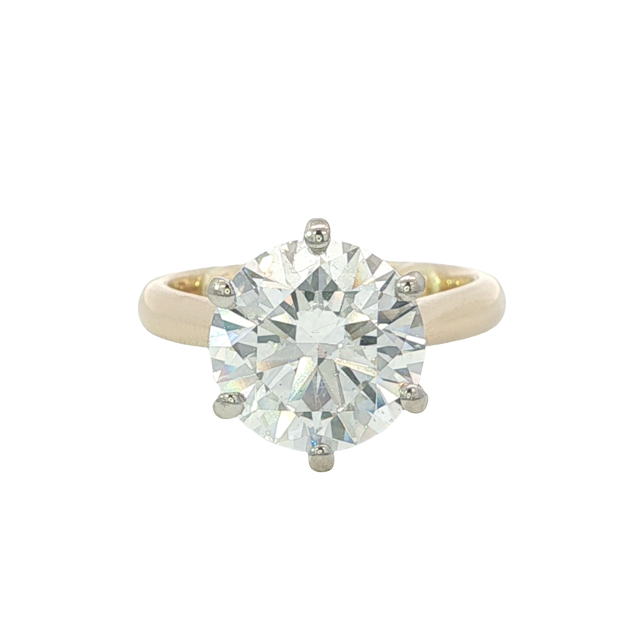 18ct Gold Lab Grown Diamond Solitiare 4.50ct E VS2