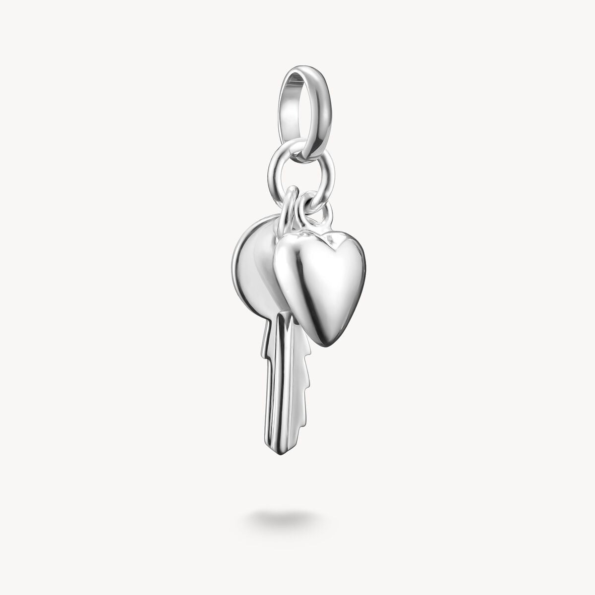 Thomas Sabo Charm Pendant key with Heart Connect Silver CC1233-001-21