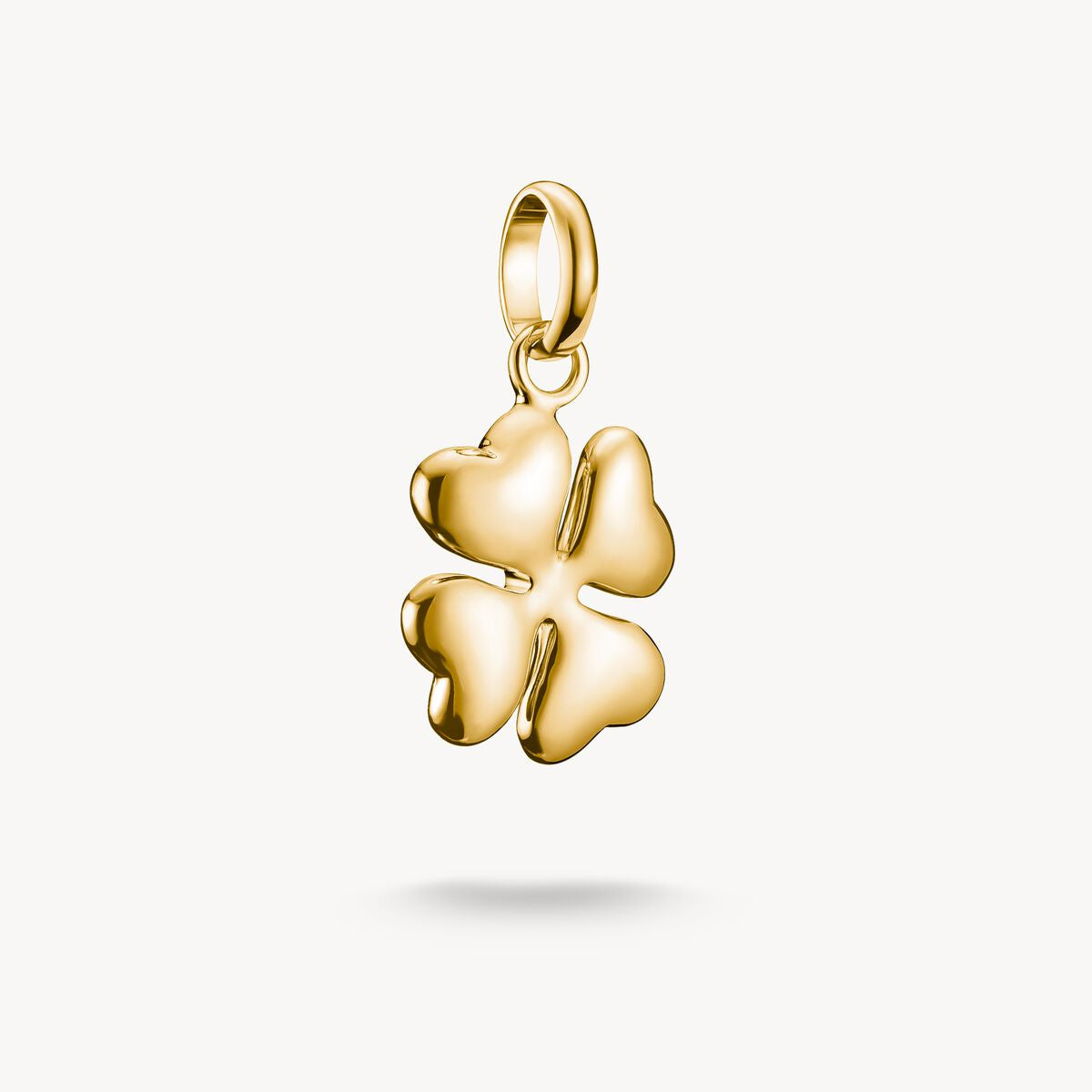 Thomas Sabo Charm Pendant lucky cLover in 3D Connect Gold Plated CC1236-413-39