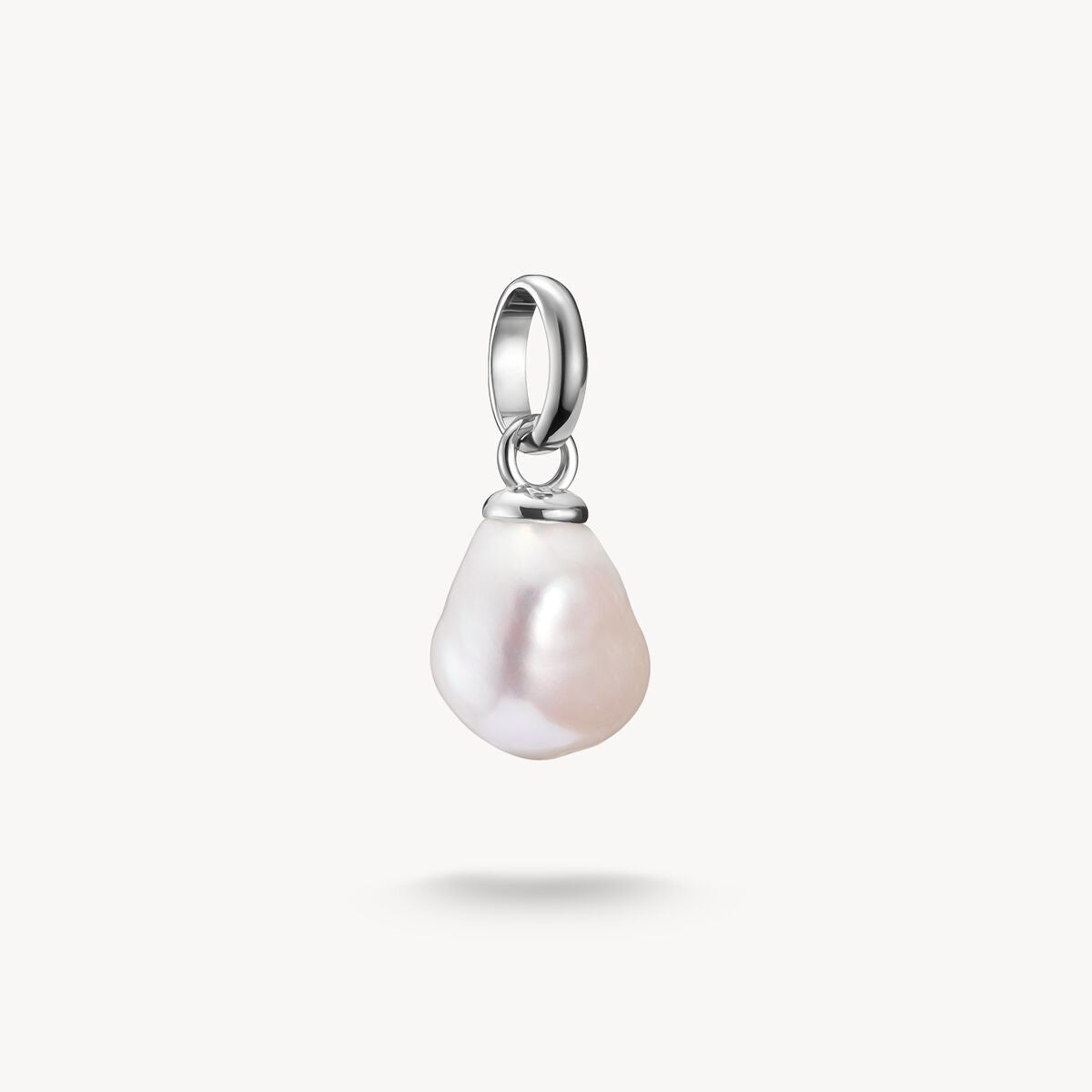 Thomas Sabo Charm Pendant Freshwater Pearl Connect Silver CC1282-082-14