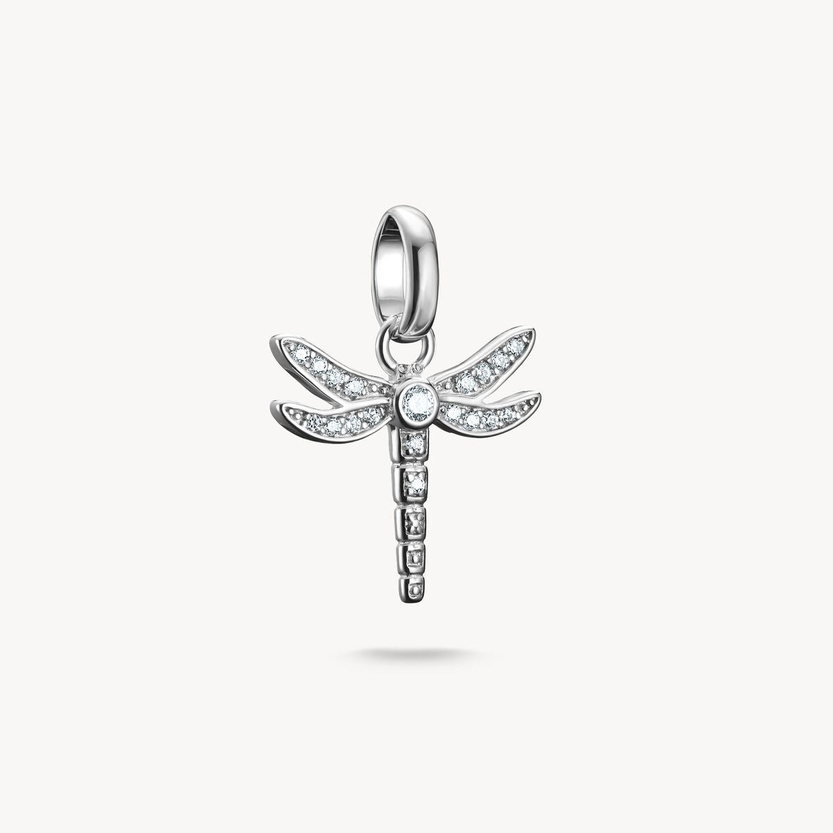 Thomas Sabo Charm Pendant dragonfly with stones Connect Silver CC1285-051-14