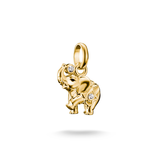 Thomas Sabo Charm Pendant Elephant Gold Plated CC1327-M05-14