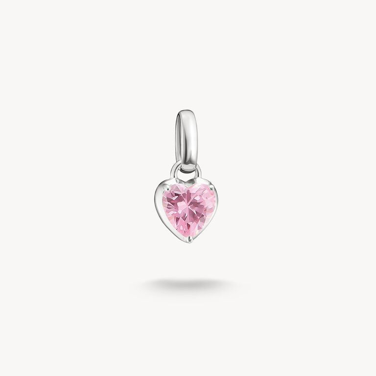 Thomas Sabo Silver Charm Pendant Heart Birthstone January Connect CC1329-051-9