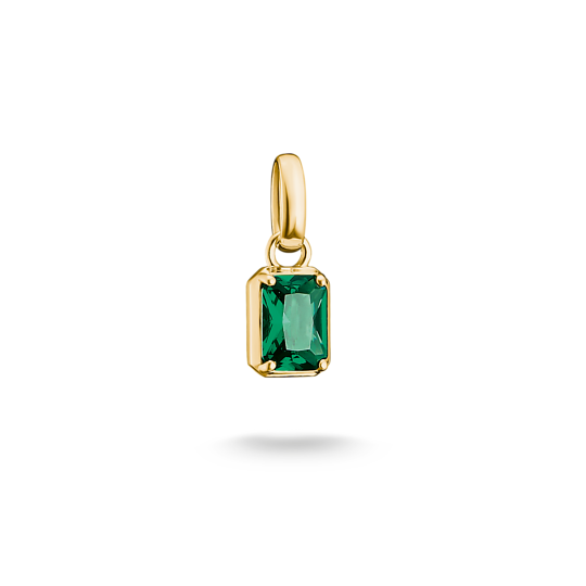Thomas Sabo Charm Pendant Birthstone May Gold Plated CC1333-M01-34