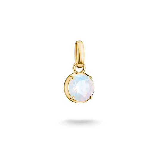 Thomas Sabo Charm Pendant Birthstone June Gold Plated CC1334-M01-14