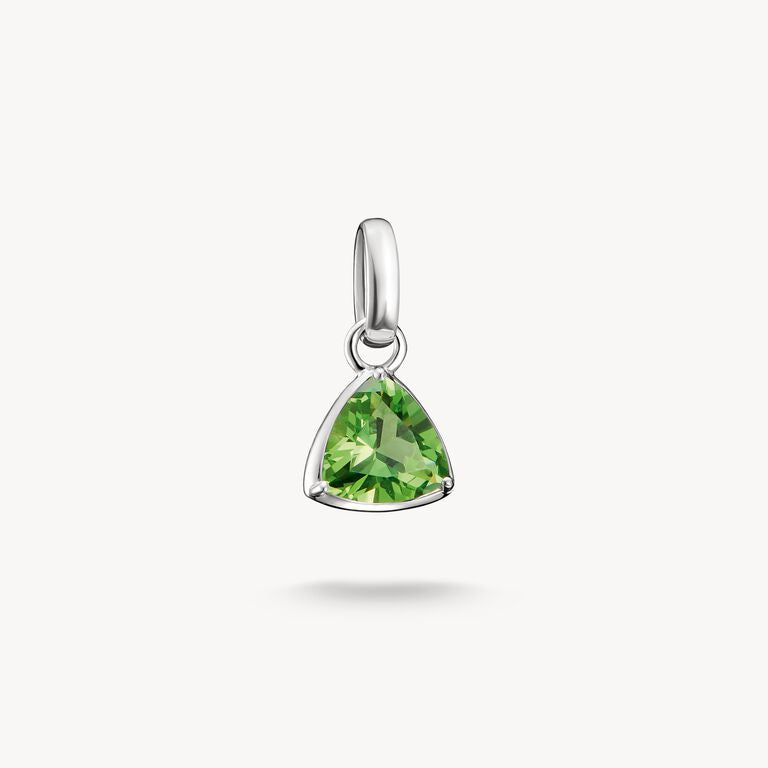 Thomas Sabo Silver Charm Pendant Birthstone August Connect CC1336-699-6