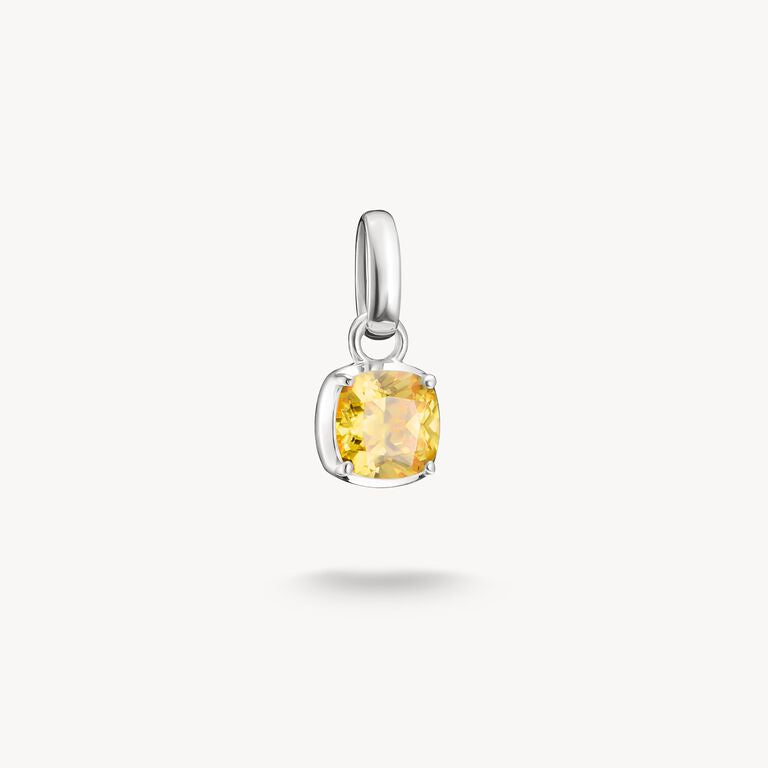 Thomas Sabo Silver Charm Pendant Birthstone November Connect CC1339-051-4