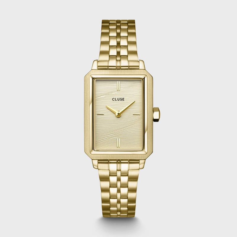 Cluse Fluette Sand Texture Gold Tone Watch CW11511