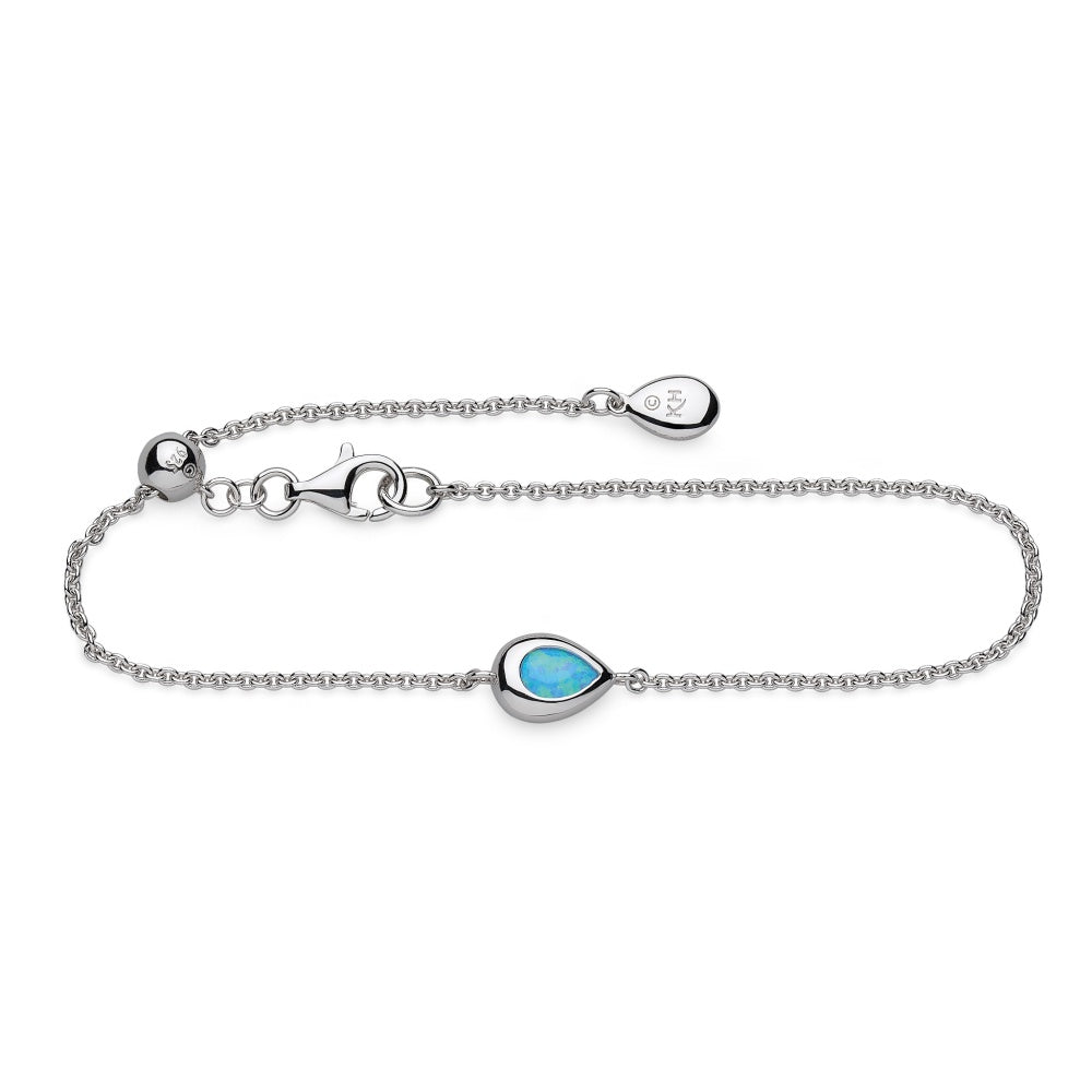 Kit Heath Coast Pebble Blue Opal Slider Bracelet 70190BSO