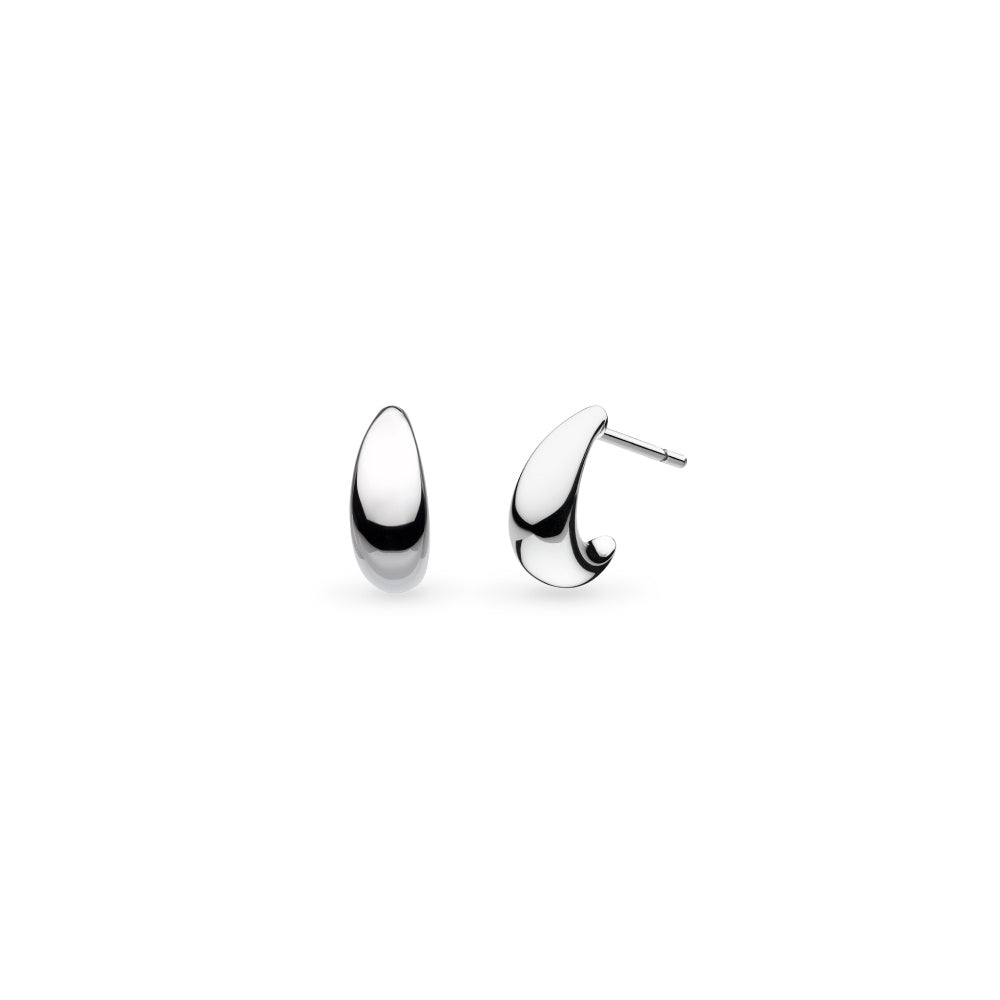 Kit Heath Coast Pebble Smooth Hoop Earrings 40152RP
