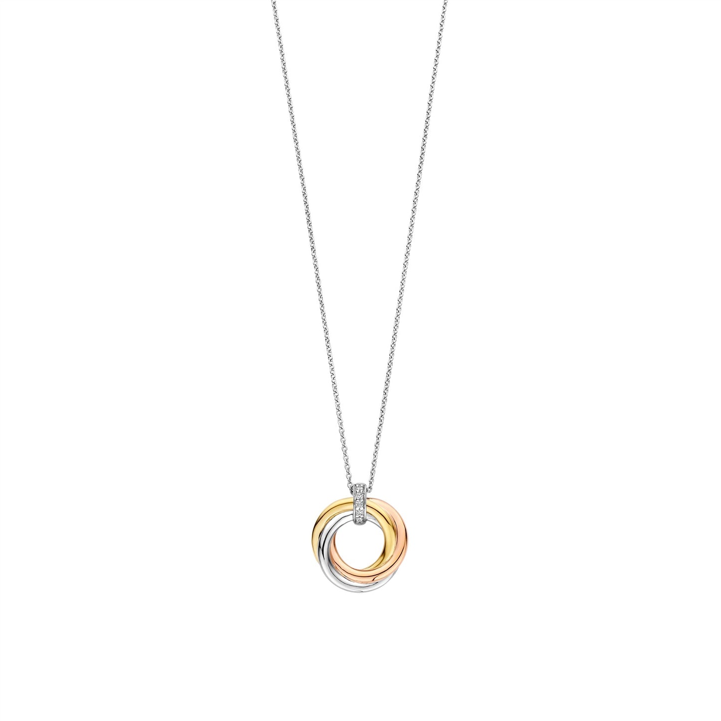 Ti Sento Tri Colour Necklace 3972ZT/42