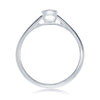 9ct White Gold Diamond Ring - DR1706W
