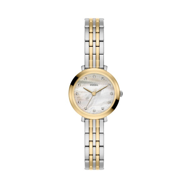 Fossil Heidi 2 Tone MOP Dial Watch ES5500