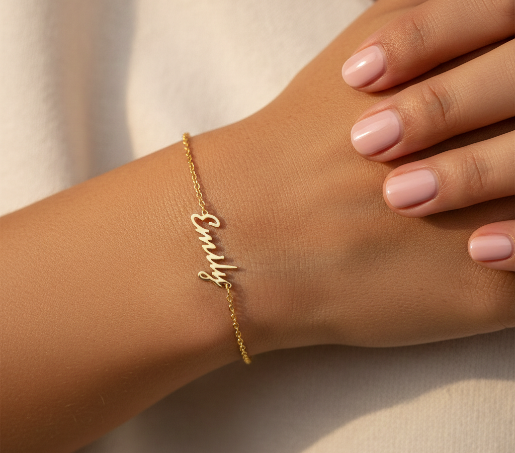 Sterling Silver Name Bracelet