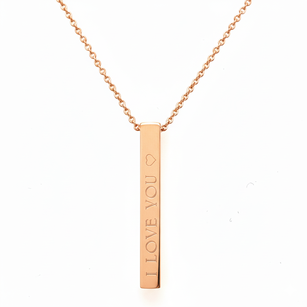 Favori Engraved Bar Pendant
