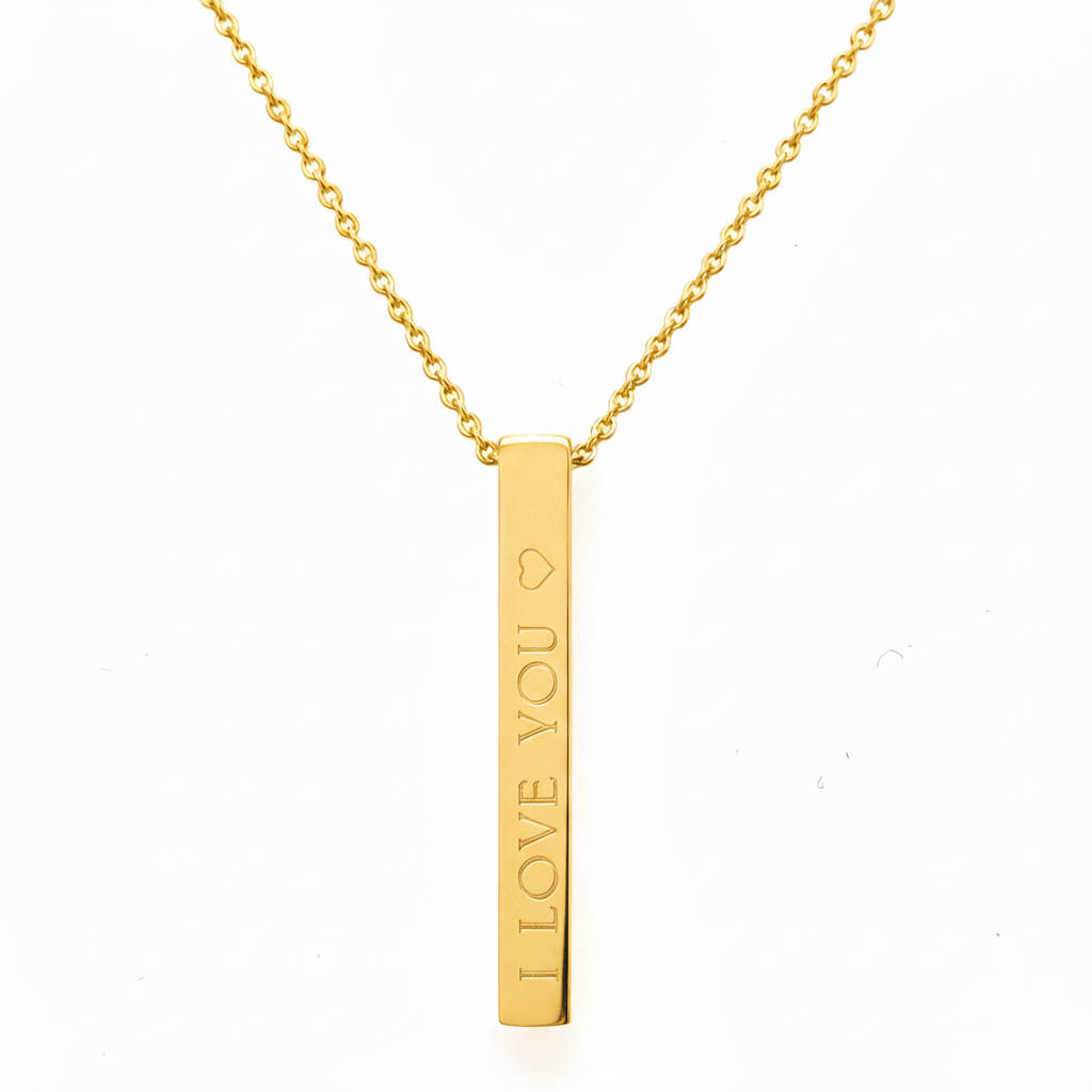 Favori Engraved Bar Pendant