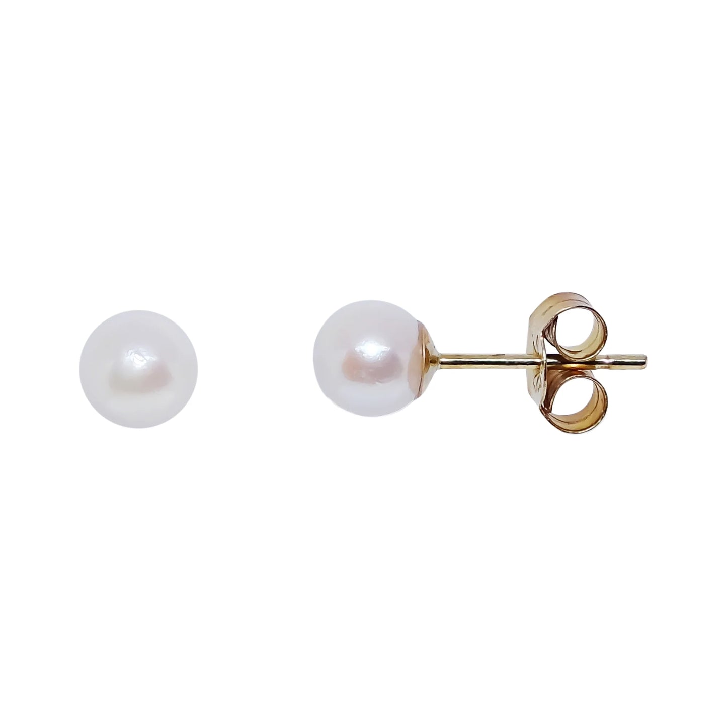 9ct Cultured Pearl Earrings 3.5-4mm