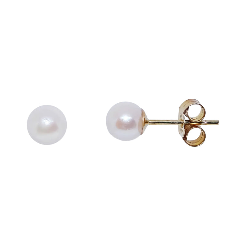 9ct Cultured Pearl Earrings 3.5-4mm