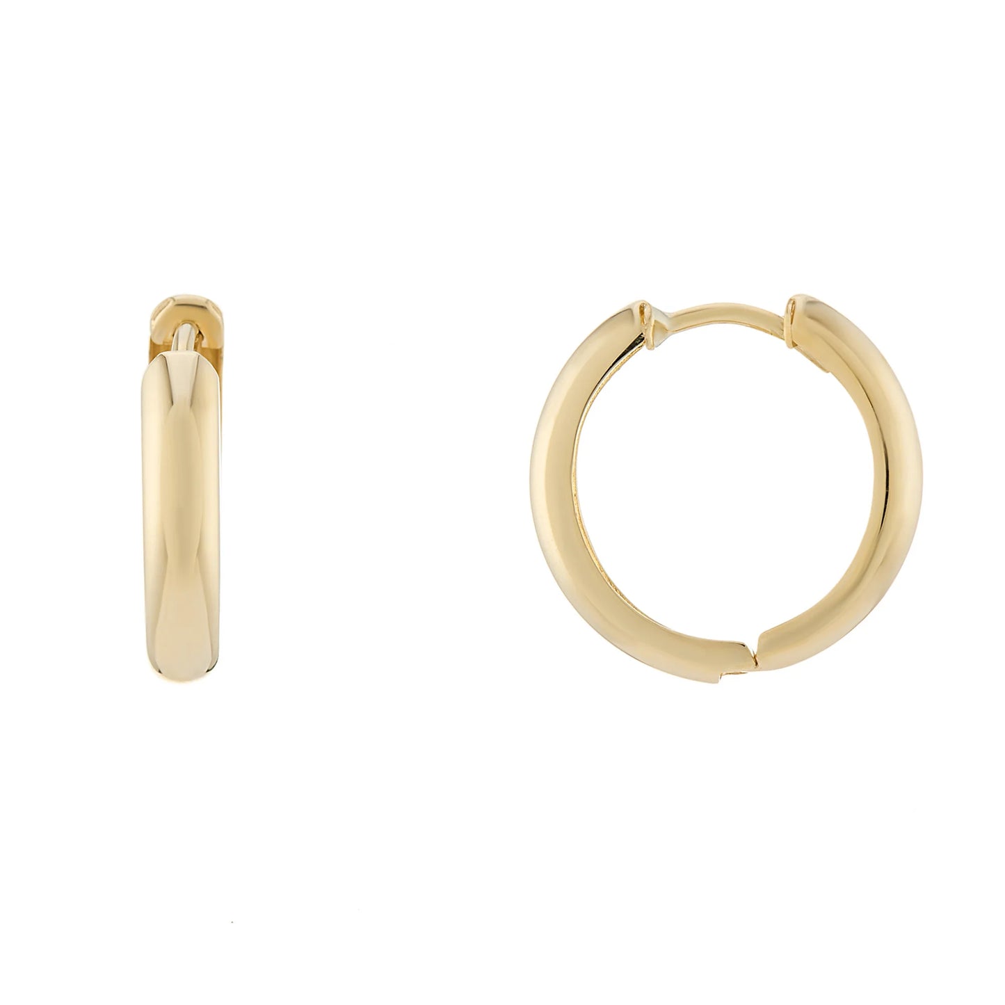 9ct Gold Huggie Hoop Earrings - GER2