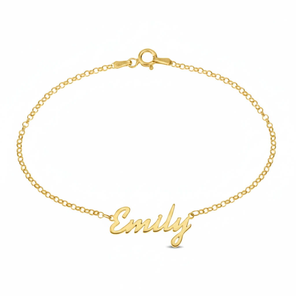 Sterling Silver Name Bracelet