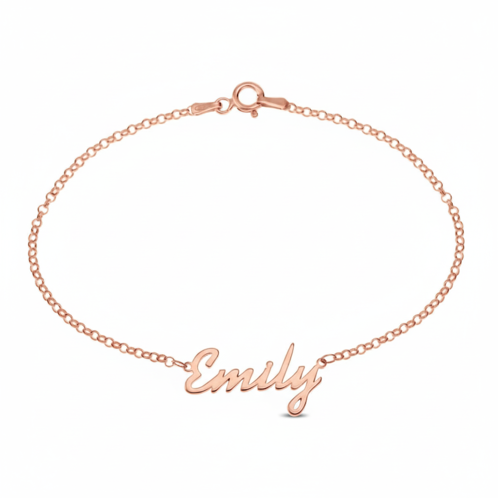 Sterling Silver Name Bracelet