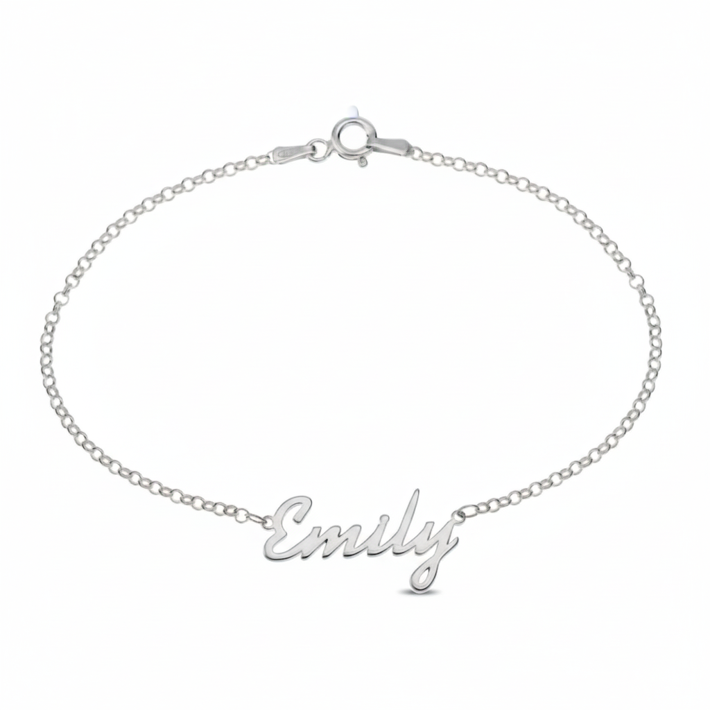 Sterling Silver Name Bracelet