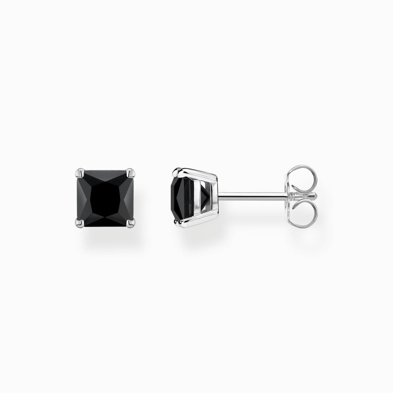 Thomas Sabo Ear studs with black stone silver H2174-024-11