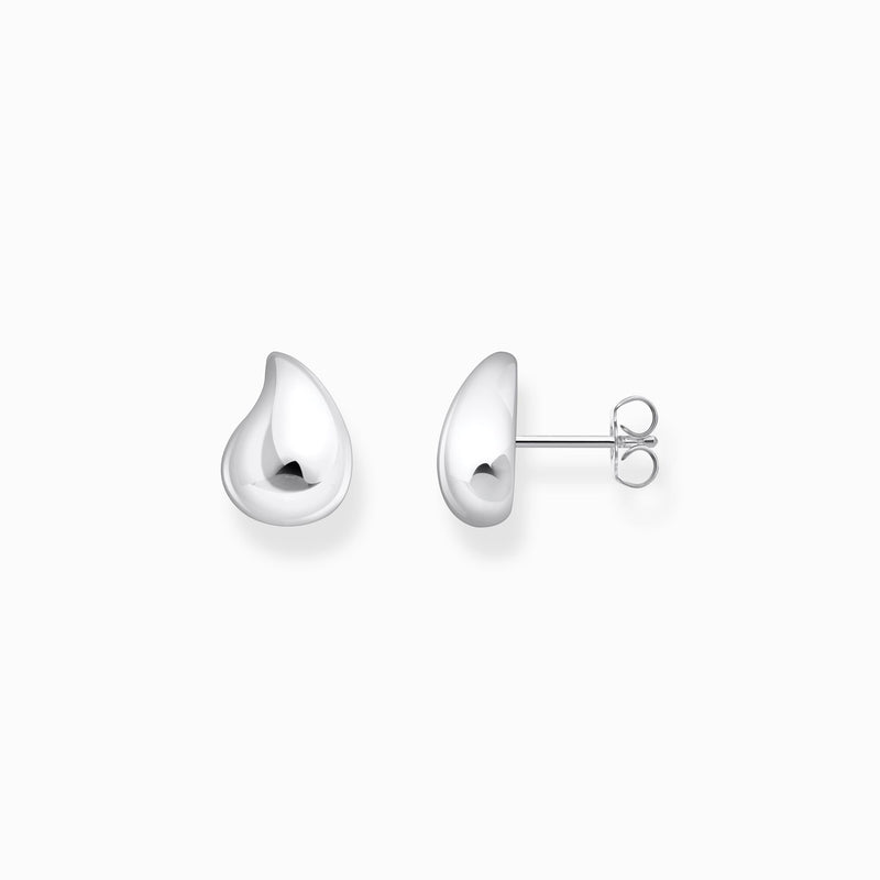 Thomas Sabo Small silver ear studs in organic shape H2303-001-21