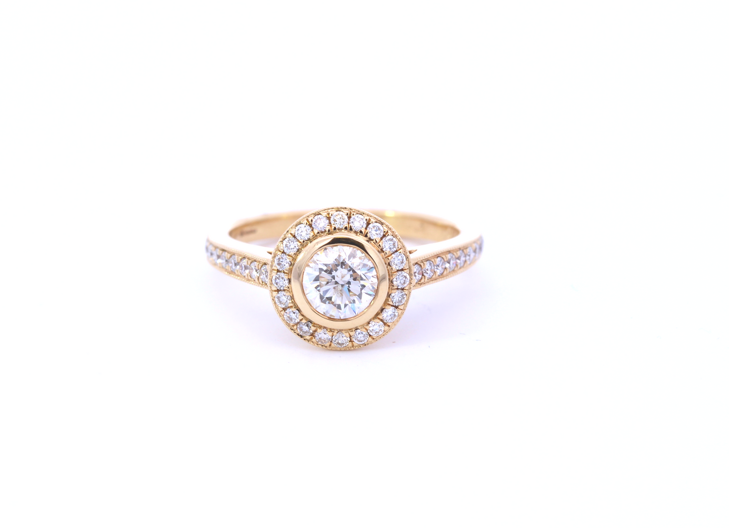 18ct Yellow Gold Diamond Constellation Ring