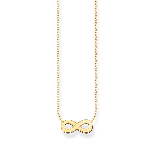 Thomas Sabo YGP Necklace with Infinity Pendant KE2221-413-39